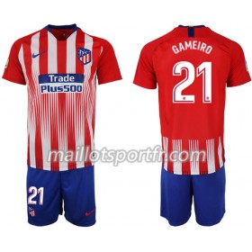 Maillot de Foot Atlético Madrid GAMEIRO 21 Enfant Domicile 2018/19